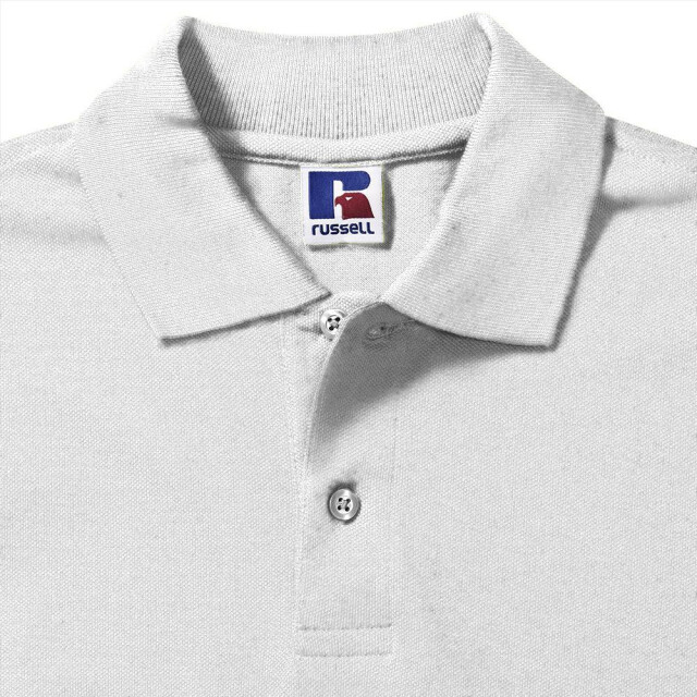 Russell Athletic Heren 100% katoenen korte mouw poloshirt UTFK704_white large
