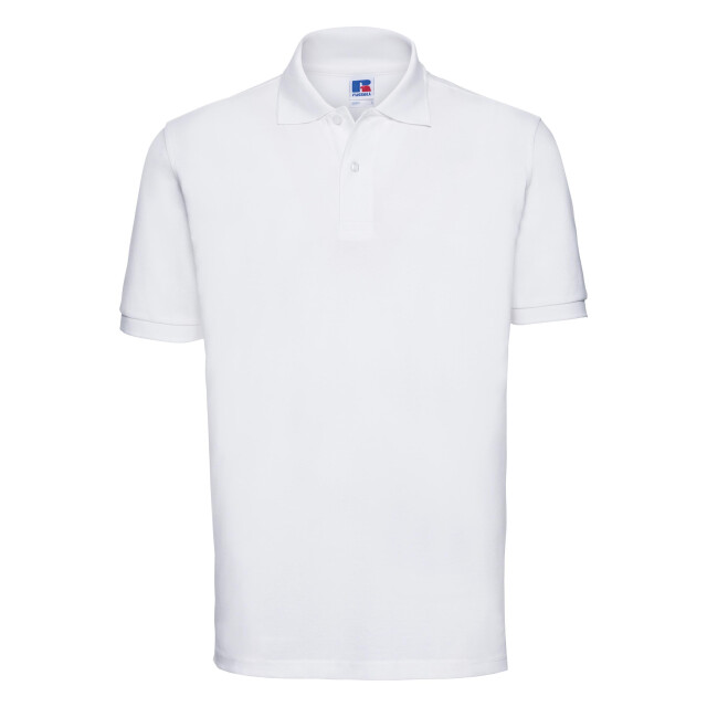 Russell Athletic Heren 100% katoenen korte mouw poloshirt UTFK704_white large