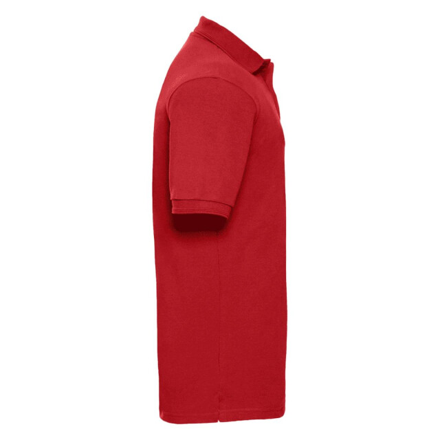 Russell Athletic Heren ripple collar & manchet poloshirt met korte mouwen UTFK708_classicred large