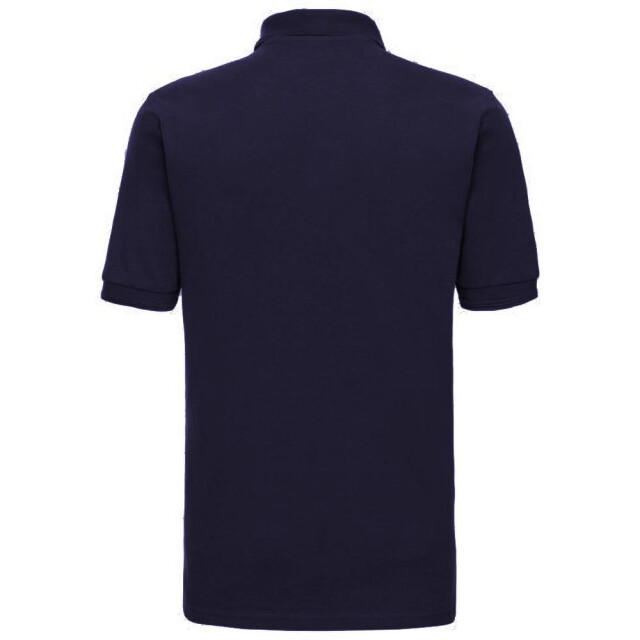 Russell Athletic Heren ripple collar & manchet poloshirt met korte mouwen UTFK708_frenchnavy large
