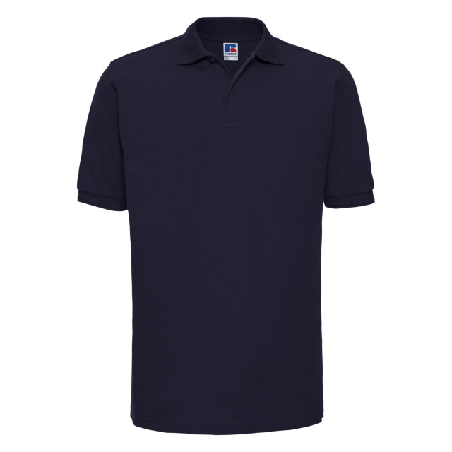 Russell Athletic Heren ripple collar & manchet poloshirt met korte mouwen UTFK708_frenchnavy large