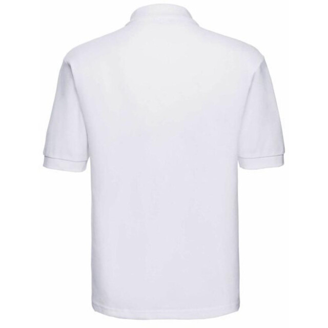 Jerzees Colours Russell mens klassiek poloshirt met korte mouwen van katoen UTFK701_white large