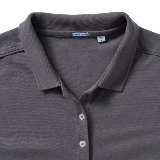 Russell Athletic Dames stretch short sleeve polo shirt UTFK702_convoygrey large
