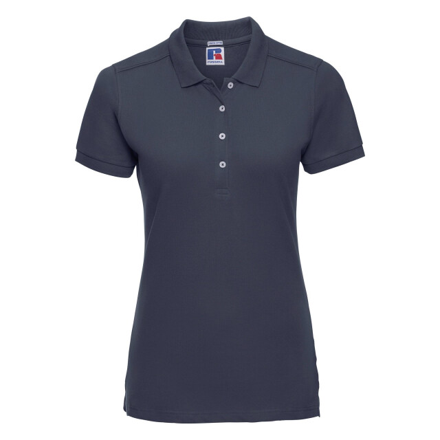 Russell Athletic Dames stretch short sleeve polo shirt UTFK702_frenchnavy large