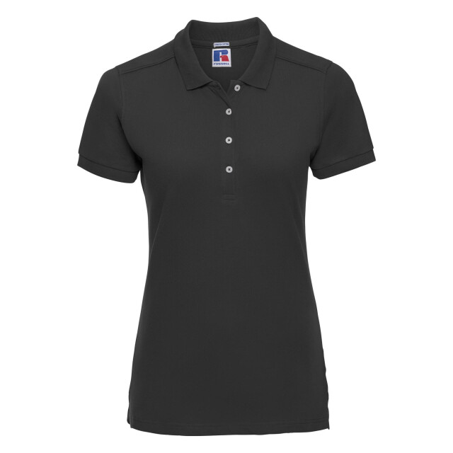 Russell Athletic Dames stretch short sleeve polo shirt UTFK702_black large