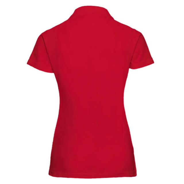 Jerzees Colours Dames 65/35 poloshirt met korte mouwen en harde kraagpijpen UTFK700_classicred large