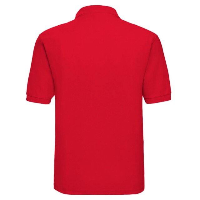 Jerzees Colours Russell mens klassiek poloshirt met korte mouwen van katoen UTFK701_brightred large