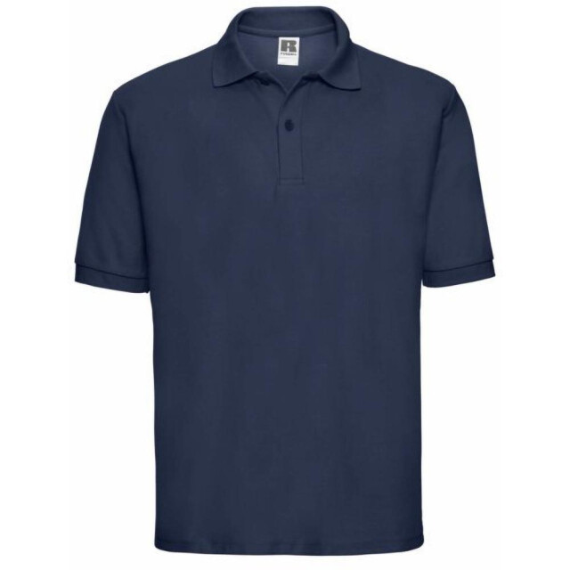Jerzees Colours Russell mens klassiek poloshirt met korte mouwen van katoen UTFK701_frenchnavy large