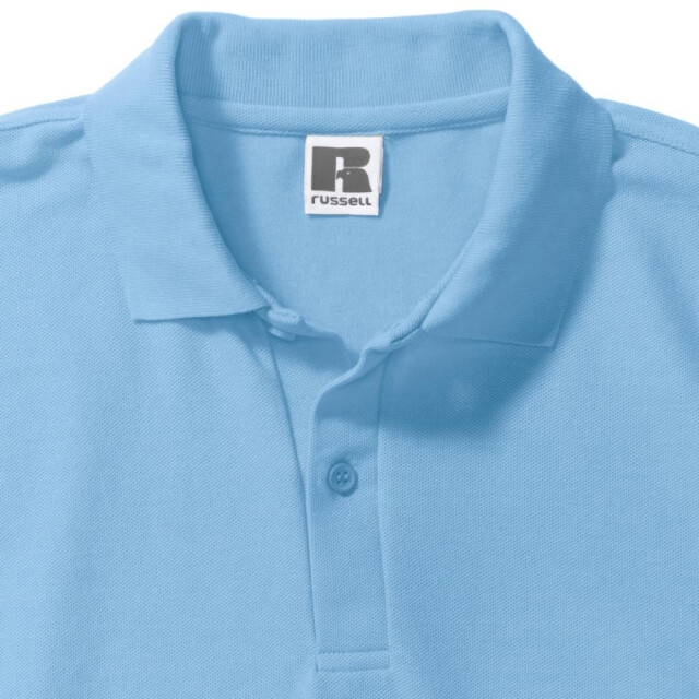 Jerzees Colours Russell mens klassiek poloshirt met korte mouwen van katoen UTFK701_skyblue large