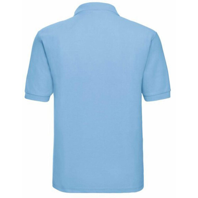 Jerzees Colours Russell mens klassiek poloshirt met korte mouwen van katoen UTFK701_skyblue large