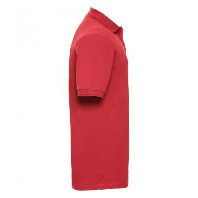 Russell Athletic Heren ripple collar & manchet poloshirt met korte mouwen UTFK708_brightred large