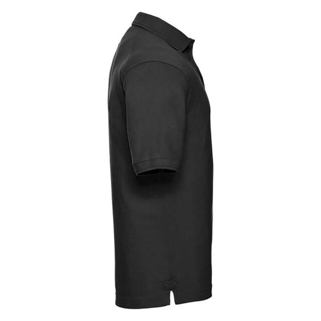 Russell Athletic Heren ripple collar & manchet poloshirt met korte mouwen UTFK708_black large