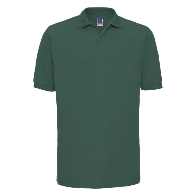 Russell Athletic Heren ripple collar & manchet poloshirt met korte mouwen UTFK708_bottlegreen large