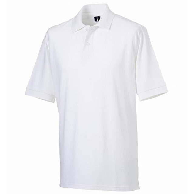Russell Athletic Heren 100% katoenen korte mouw poloshirt UTFK704_white large