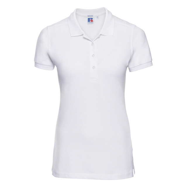 Russell Athletic Dames stretch short sleeve polo shirt UTFK702_white large