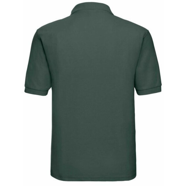Jerzees Colours Russell mens klassiek poloshirt met korte mouwen van katoen UTFK701_bottlegreen large