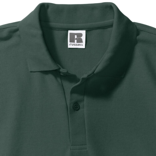 Jerzees Colours Russell mens klassiek poloshirt met korte mouwen van katoen UTFK701_bottlegreen large