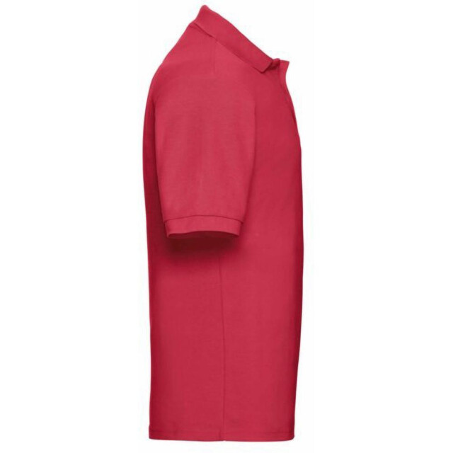 Jerzees Colours Russell mens klassiek poloshirt met korte mouwen van katoen UTFK701_classicred large