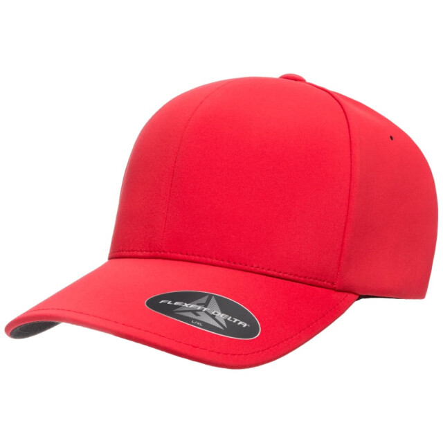 Flexfit Delta plain baseball cap UTTN1091_red large