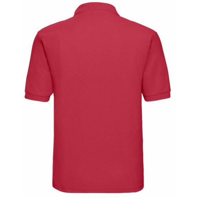 Jerzees Colours Russell mens klassiek poloshirt met korte mouwen van katoen UTFK701_classicred large