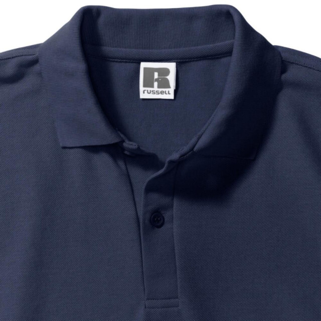 Jerzees Colours Russell mens klassiek poloshirt met korte mouwen van katoen UTFK701_frenchnavy large
