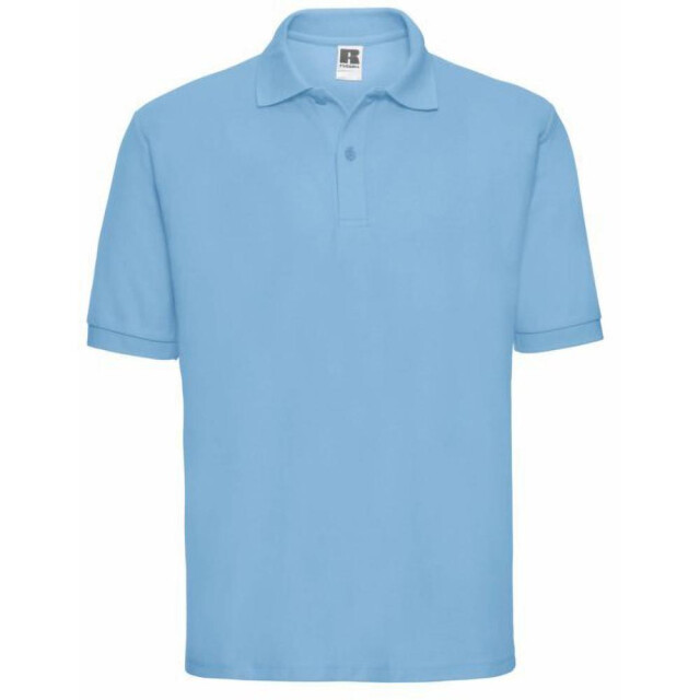 Jerzees Colours Russell mens klassiek poloshirt met korte mouwen van katoen UTFK701_skyblue large