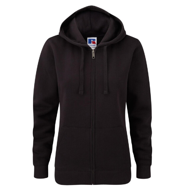 Russell Athletic Dames premium authentieke hoodie met rits (3-laagse stof) UTFK693_black large
