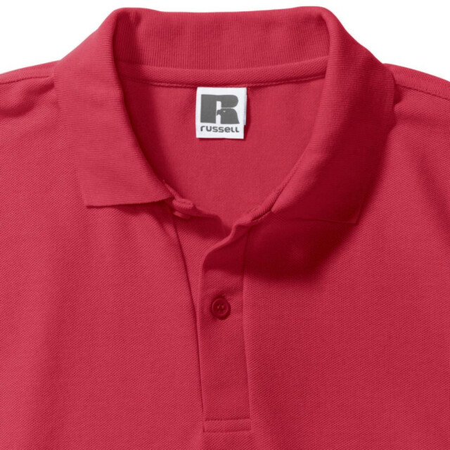 Jerzees Colours Russell mens klassiek poloshirt met korte mouwen van katoen UTFK701_classicred large