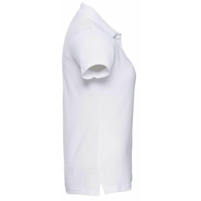 Jerzees Colours Dames 65/35 poloshirt met korte mouwen en harde kraagpijpen UTFK700_white large