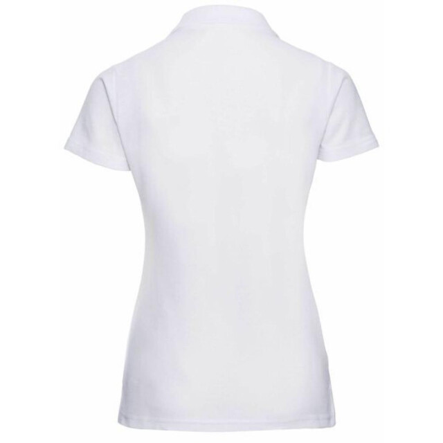 Jerzees Colours Dames 65/35 poloshirt met korte mouwen en harde kraagpijpen UTFK700_white large
