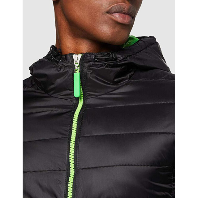 Result Urban mens snowbird hooded jacket UTFK655_blacklimegreen large