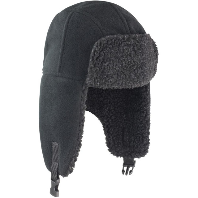 Result Herenwinter dunner wordende sherpa-hoed UTFK665_black large