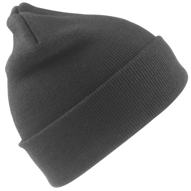Result Wollen zwaarlijvige gebreide thermische winter/skihoed UTFK671_grey large