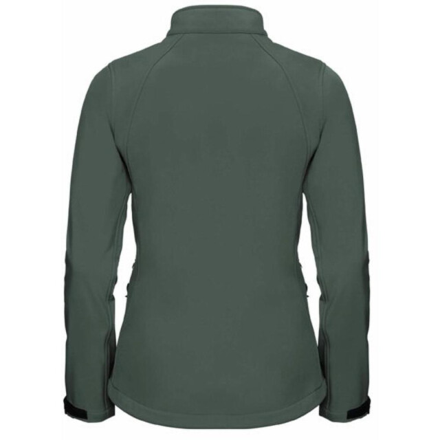 Jerzees Colours Dames waterbestendig & winddicht soft shell-jasje UTFK688_bottlegreen large