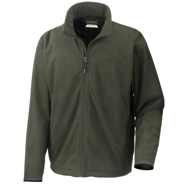Result Heren extreem klimaatstopper waterafstotend vlies ademend jasje UTFK647_moss large