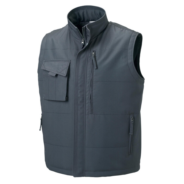 Russell Athletic Heren werkkleding giletjas UTFK684_convoygrey large