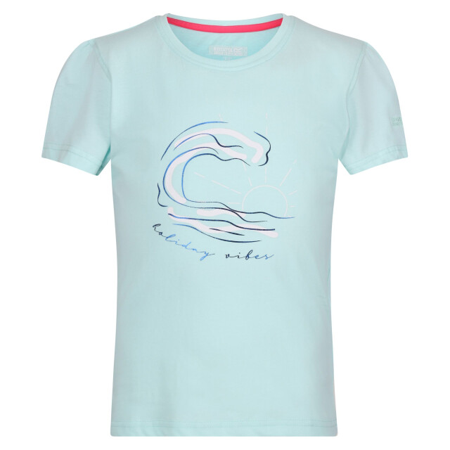 Regatta Kinderen/kinderen bosley vii wave t-shirt UTRG10695_bleachedaqua large