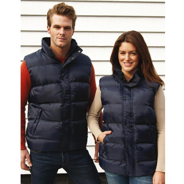 Result Heren core nova lux gevoerde fleece gevoerde bodywarmer jacket UTFK611_navyblue large