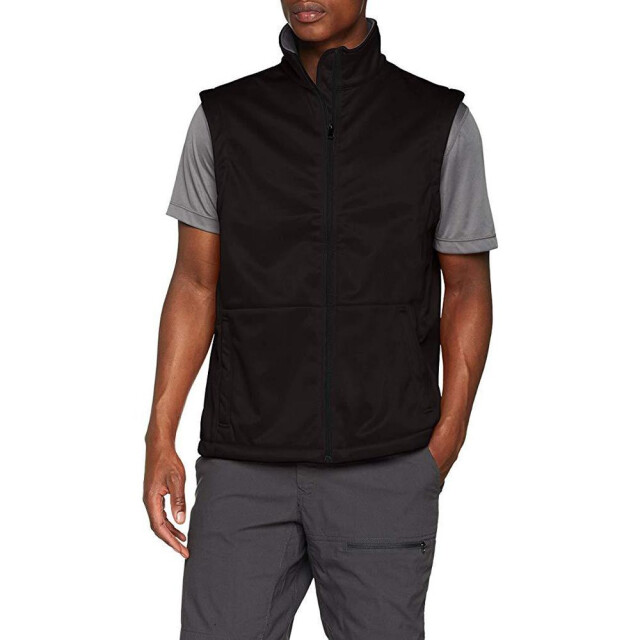 Result Heren core soft shell bodywarmer jacket UTFK604_black large