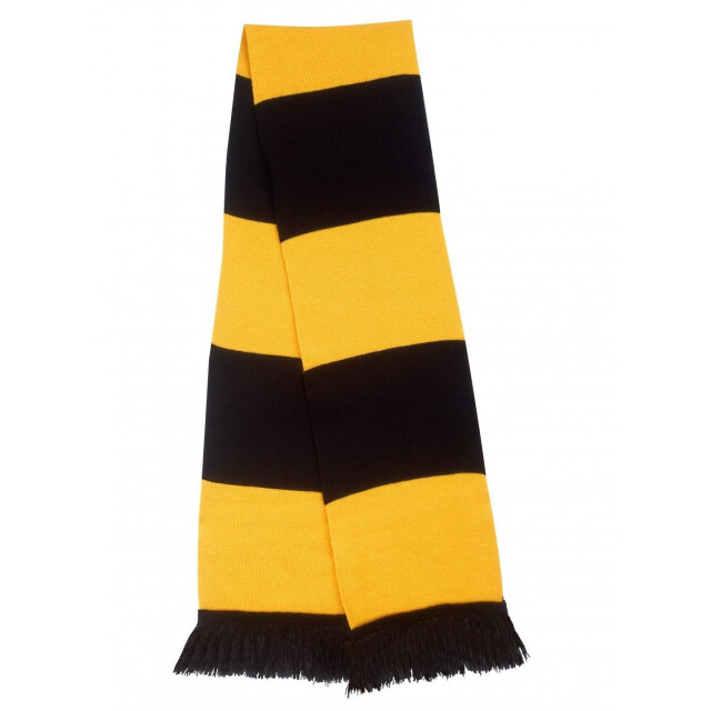 Result Heren zware gebreide thermische winter sjaal UTFK662_blackgold large