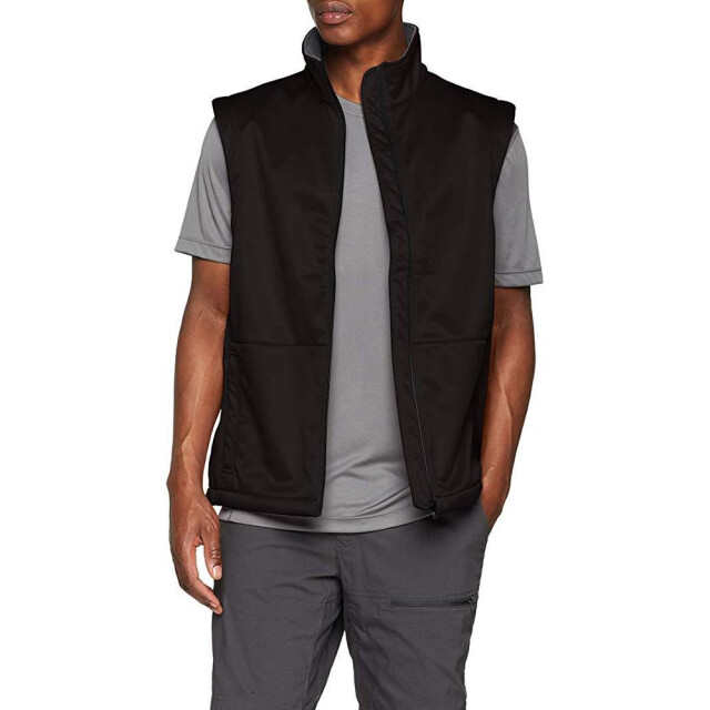 Result Heren core soft shell bodywarmer jacket UTFK604_black large