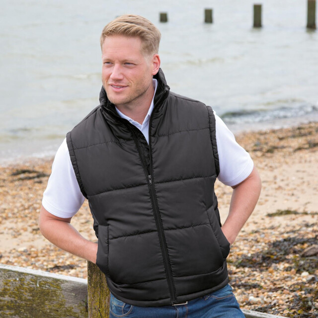 Result Heren kern bodywarmer waterafstotend winddicht jasje UTFK601_black large