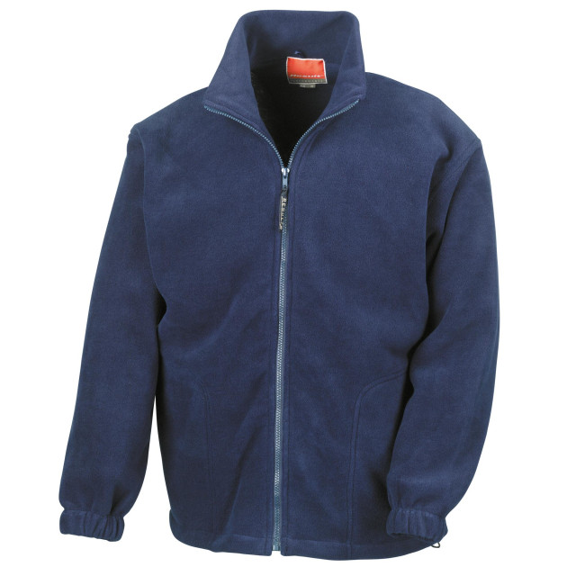 Result Heren full zip active fleece anti pilling jasje UTFK581_navyblue large