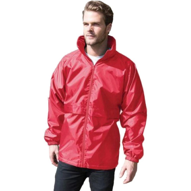 Result Heren core adult dwl jacket (met vouwbare kap) UTFK595_red large