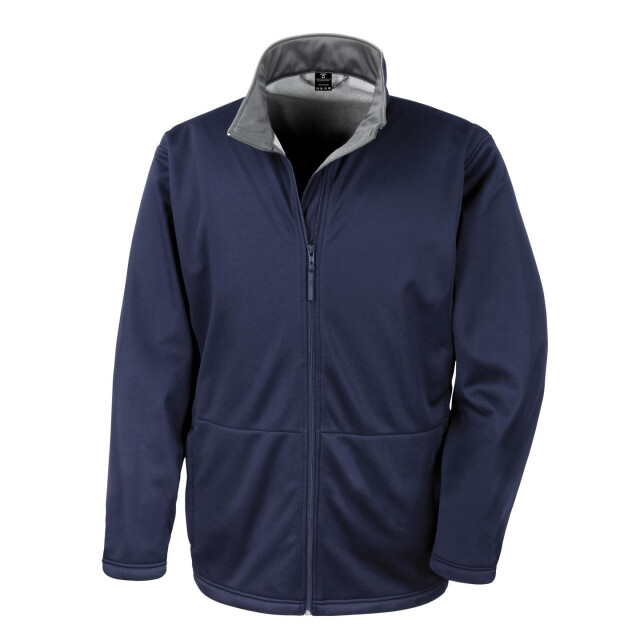 Result Core mensens soft shell 3 layer waterdicht jasje UTFK603_navyblue large