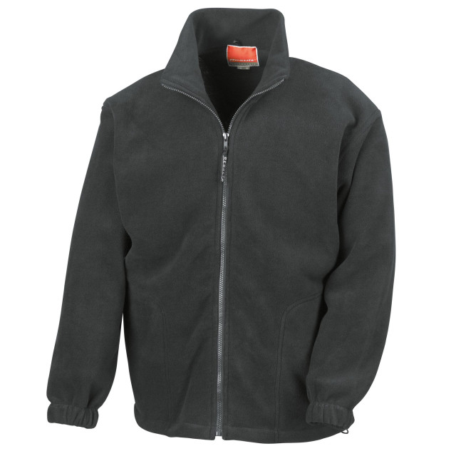 Result Heren full zip active fleece anti pilling jasje UTFK581_black large