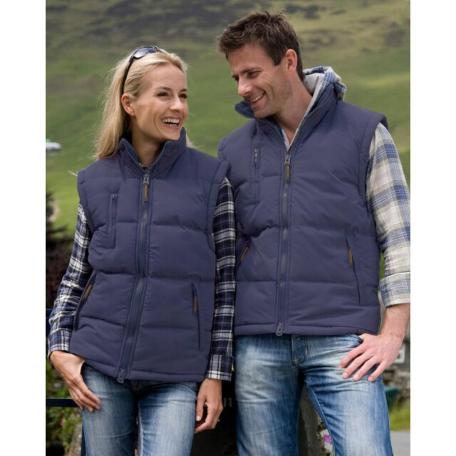 Result Heren ultra gewatteerde bodywarmer waterafstotend winddicht jasje UTFK587_navyblue large