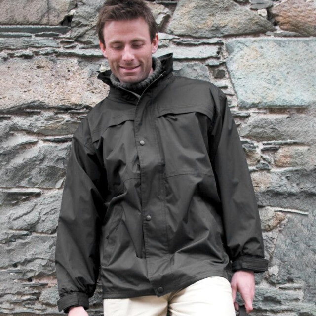 Result Heren mid-weight multifunctioneel waterdicht windproof jasje UTFK584_blackgrey large