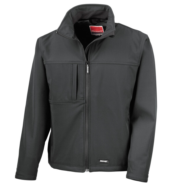 Result Heren softshell premium 3 layer performance jacket (waterdicht, winddicht & ademend) UTFK571_black large