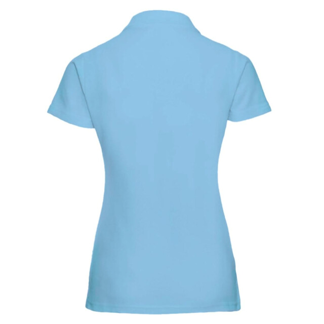 Jerzees Colours Dames 65/35 poloshirt met korte mouwen en harde kraagpijpen UTFK700_skyblue large